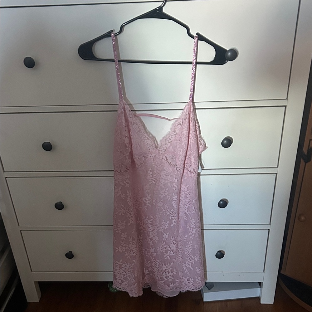 Victoria's Secret Soft Pink Lace Slip